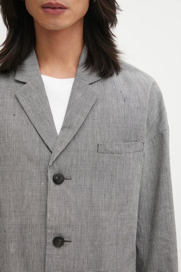 Visvim wool blend jacket HAMMONS JKT SANTOME black 125205013010