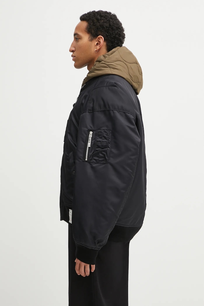 Μπουφάν Maison MIHARA YASUHIRO A15BL062 μαύρο AW25