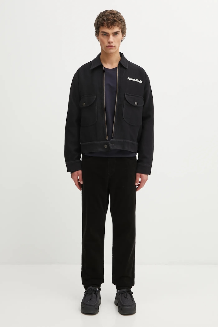 Human Made kurtka bawełniana ZIP-UP WORK HM30JK009