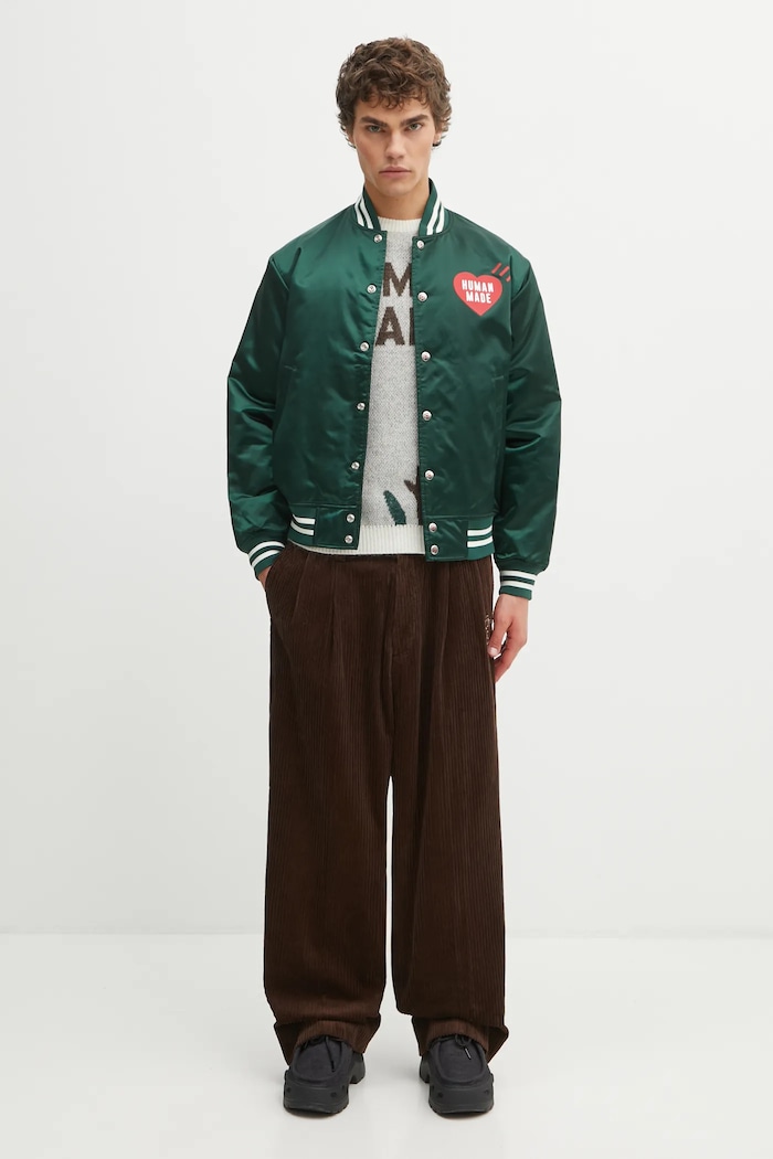 Куртка-бомбер Human Made NYLON STADIUM HM30JK038