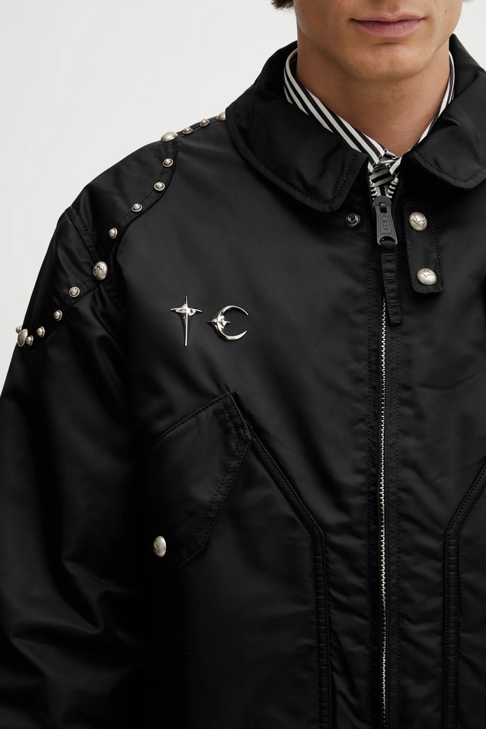Μπουφάν bomber Alpha Industries 258150 μαύρο