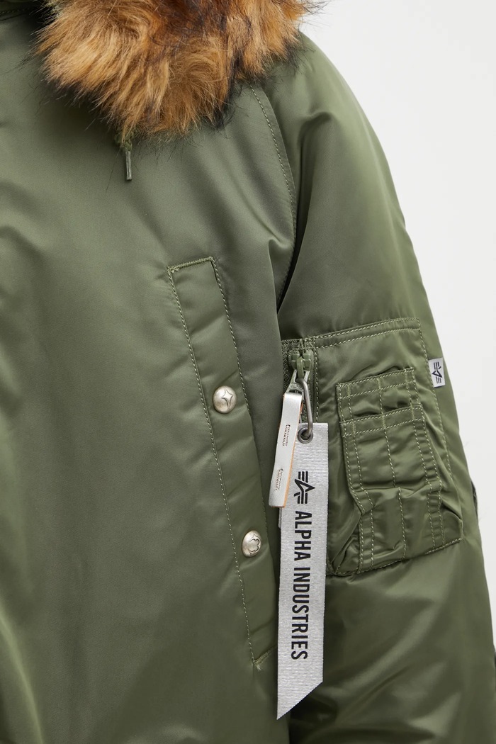 Alpha Industries jacket Alpha x Thug Club N-3B green 258153