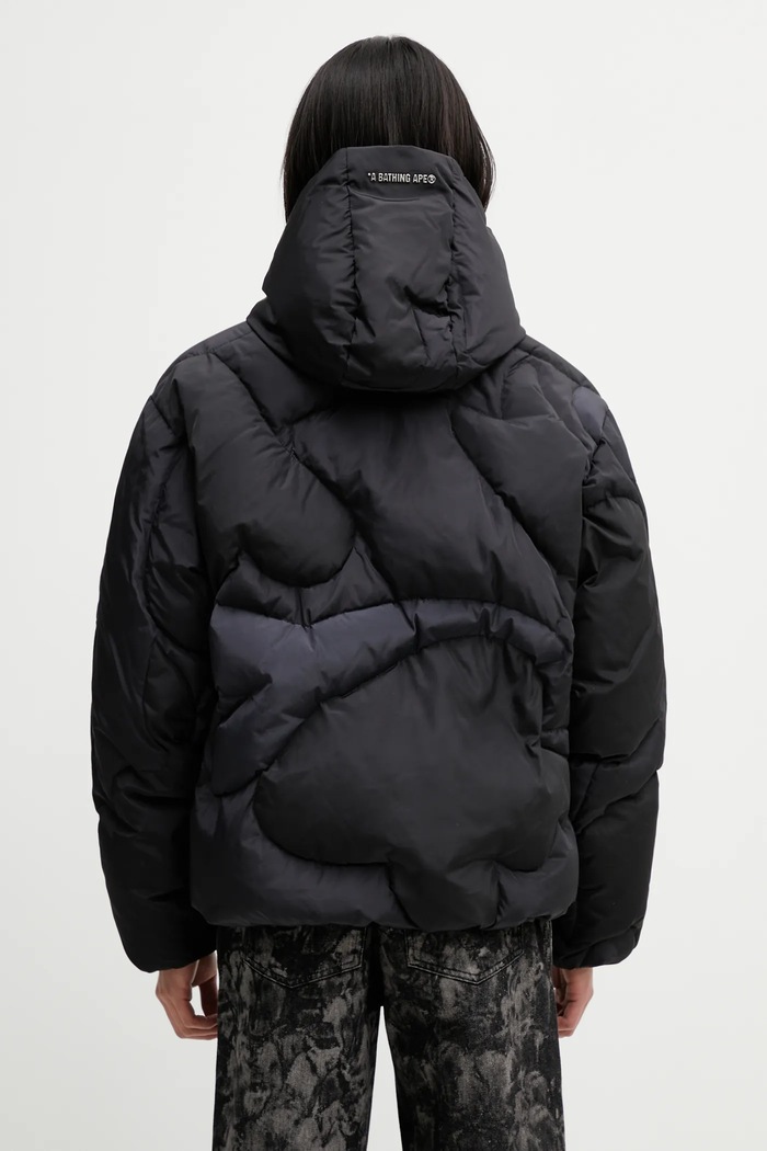 Odzież A Bathing Ape kurtka puchowa Mega Color Camo 001DNL801306M czarny