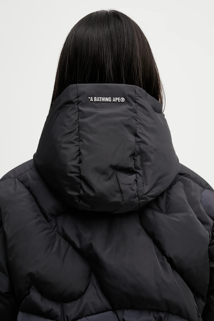 A Bathing Ape kurtka puchowa Mega Color Camo 001DNL801306M czarny