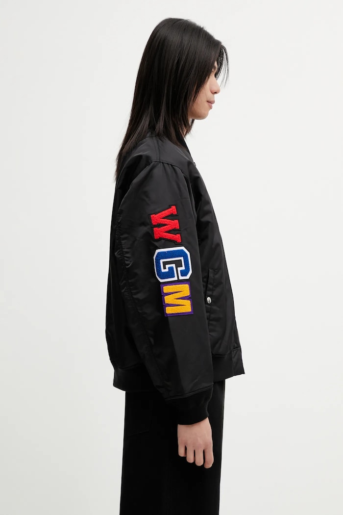 A Bathing Ape kurtka bomber Shark MA-1 czarny 001HJL801003M