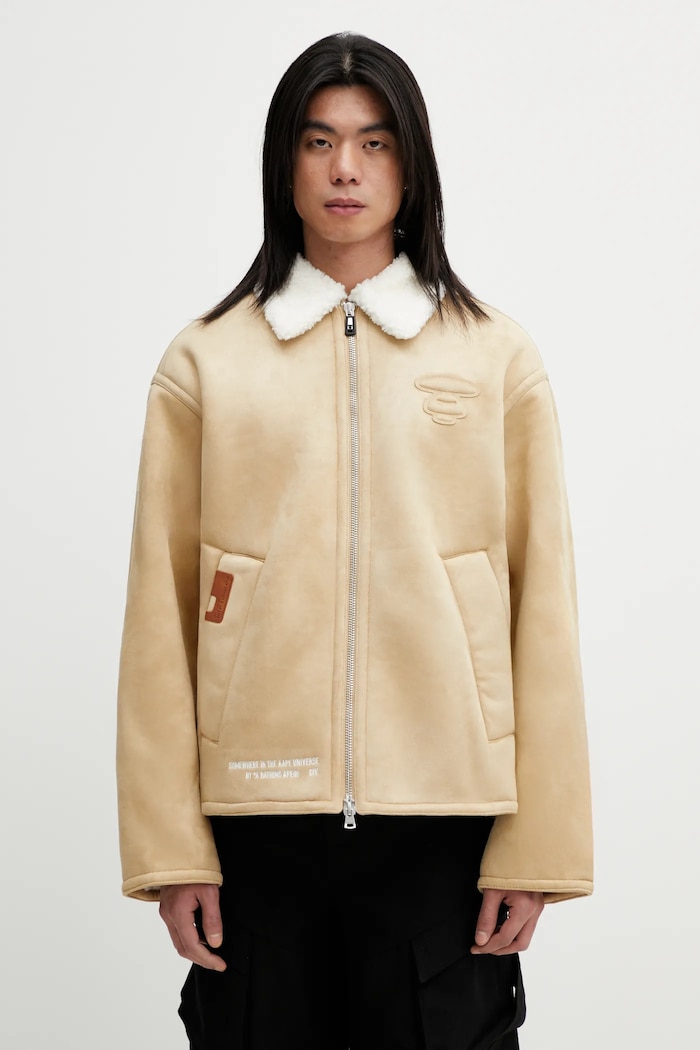 AAPE giacca transitorio beige AAPJKM7747XXP