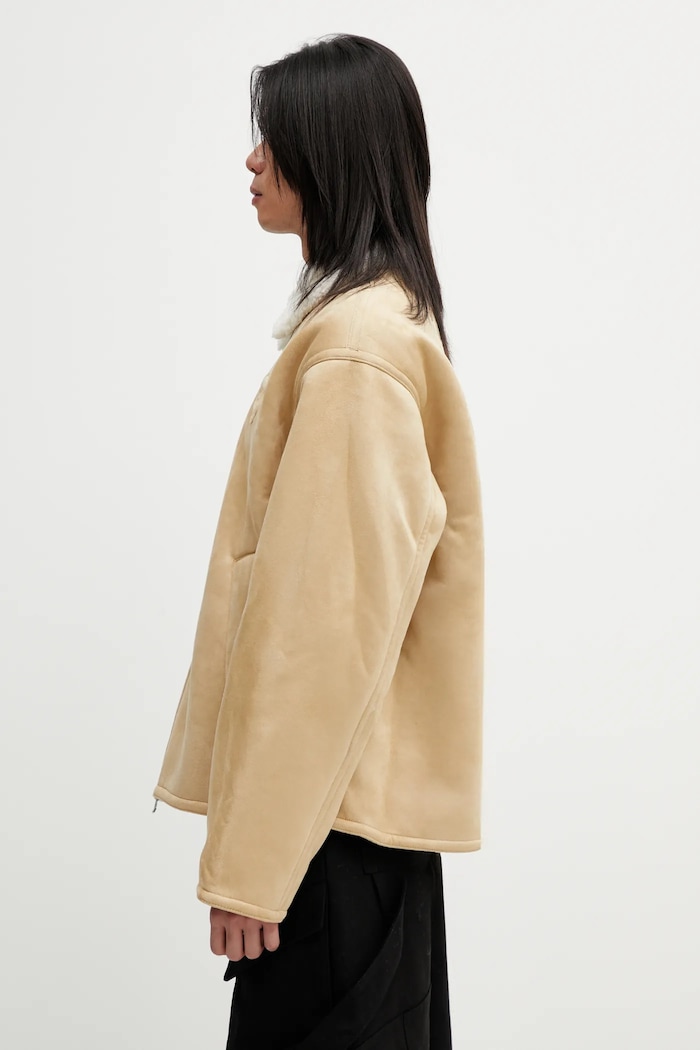 AAPE giacca AAPJKM7747XXP beige AW25