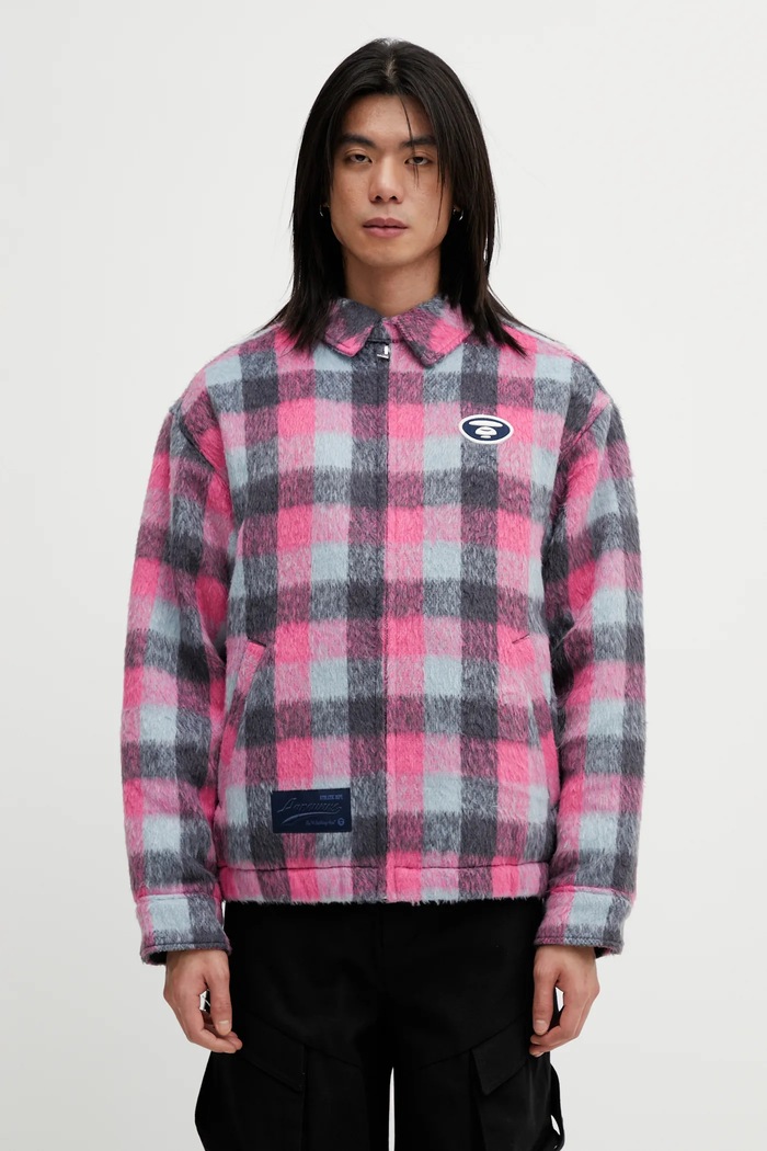AAPE kurtka szary AAPJKM7743XXP
