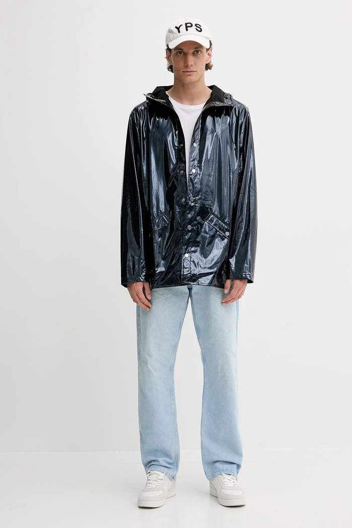 Rains giacca 12010 Jacket blu navy 12010.130