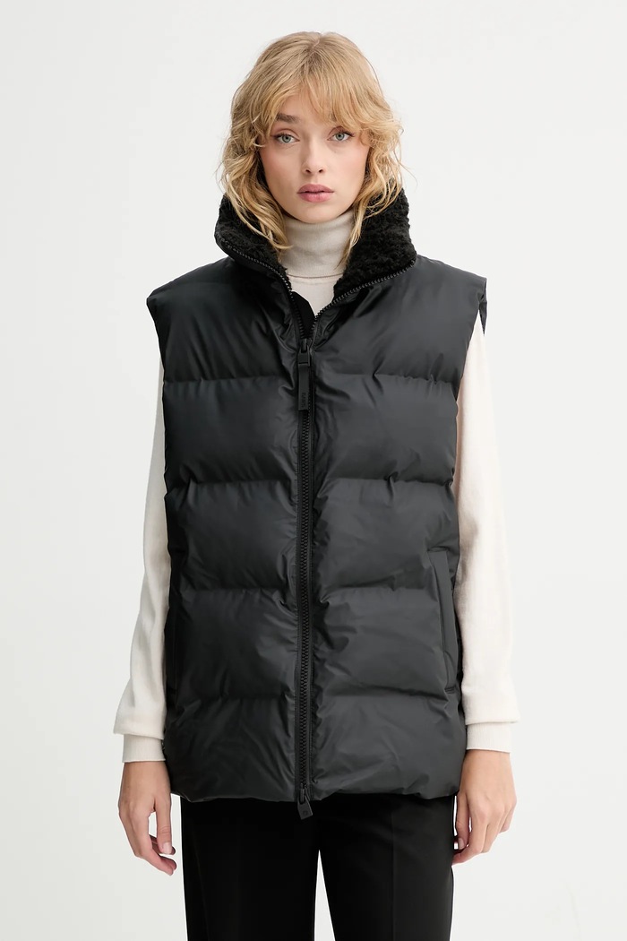 Îmbrăcăminte Rains vestă 17220 Alta Vision Puffer Vest 17220 negru
