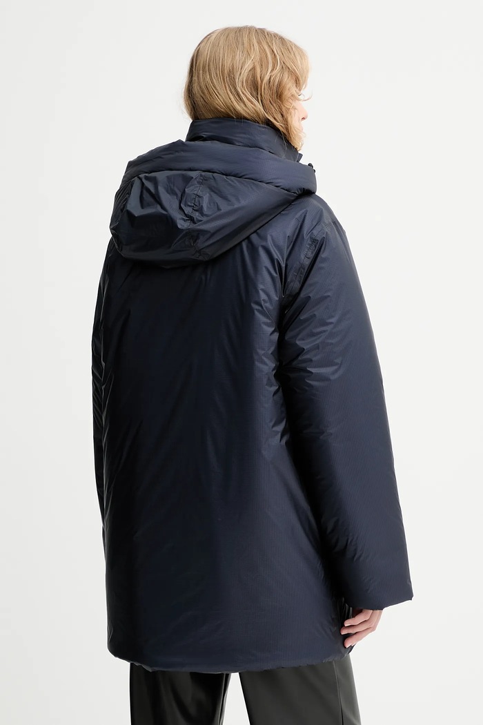 Bunda Rains 17240 Torna Insulated Long Jacket tmavomodrá 17240