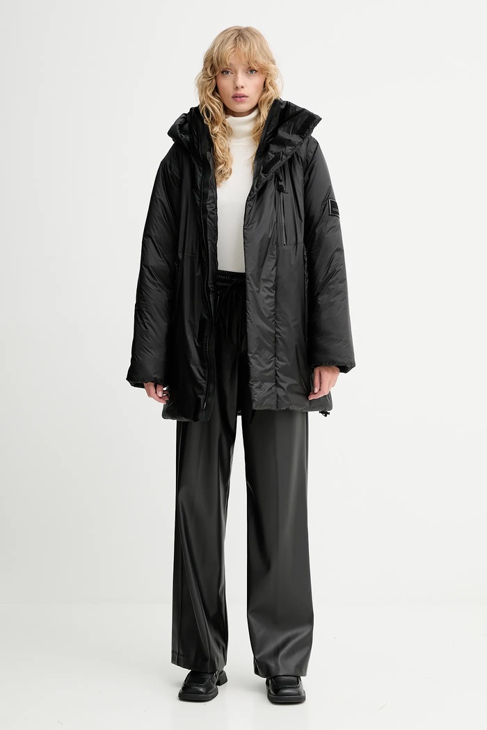 Oblečenie Bunda Rains 17240 Torna Insulated Long Jacket 17240 čierna