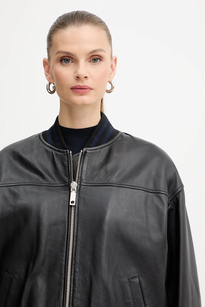 Kožená bunda bomber MAX&Co. 2528446012200