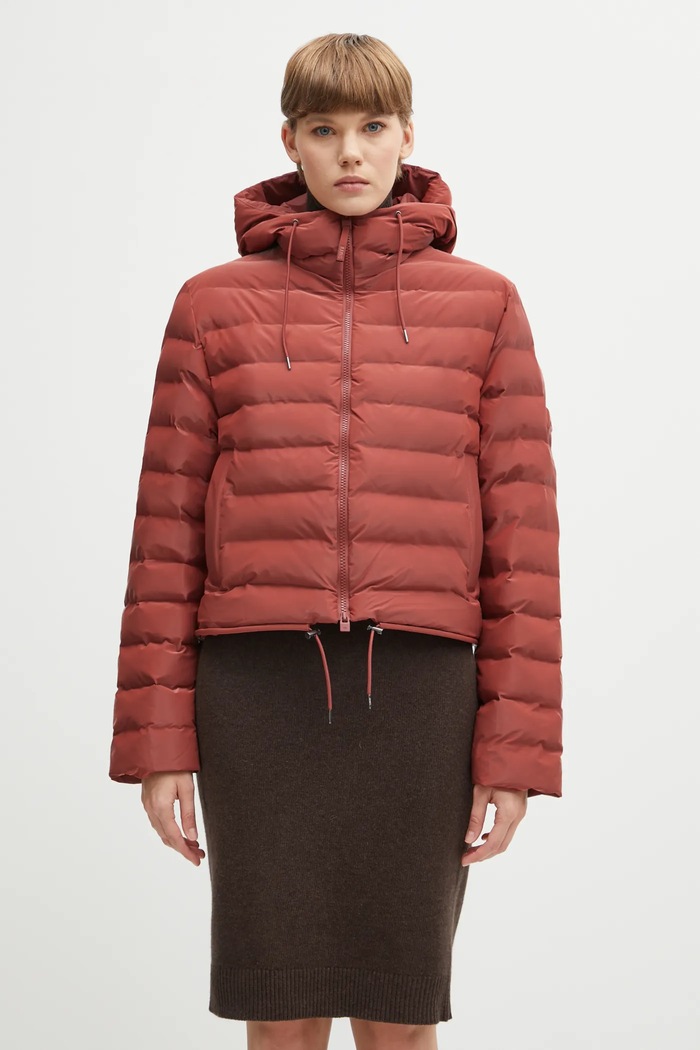 Rains giacca Lohja W3T2 15820.125 arancione AW25