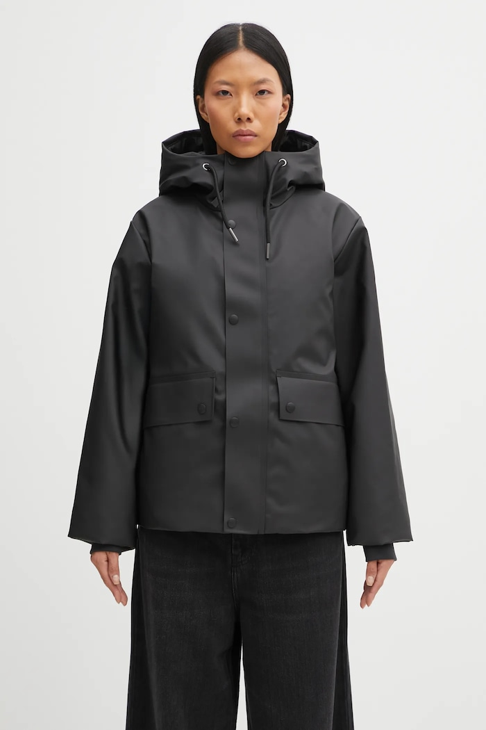 Bunda Rains Nome Short W Parka W3T3 21490.01 černá AW25