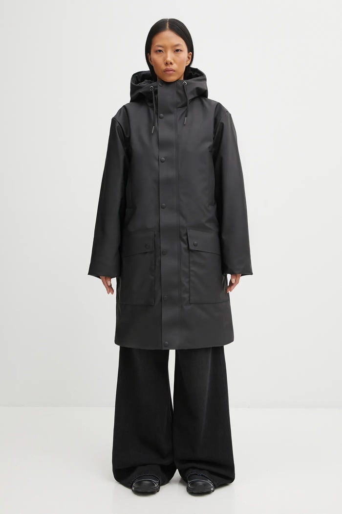 Rains parka Nome Long Parka W3T3 21460.01 black AW25