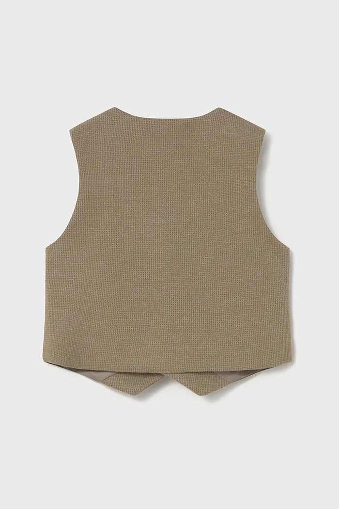 Detská vesta Mayoral 2349.3F.Baby.9BYA hnedá AW25