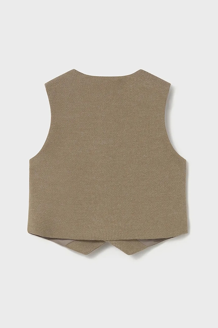 Detská vesta Mayoral 2349.3F.Baby.9BYA hnedá AW25