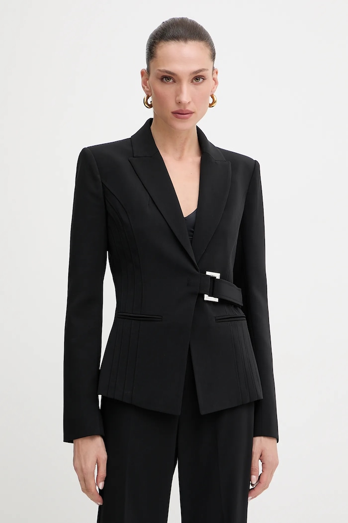 Patrizia Pepe sacou cu captuseala negru 8S0545.A6F5