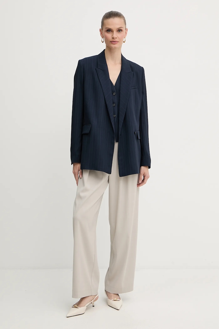 Елек BOSS Julinia 50548493 тъмносин AW25
