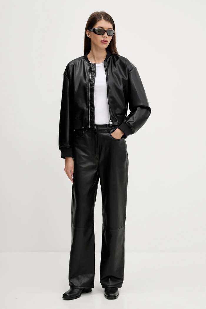 Куртка-бомбер Hugo Blue Attitude-1_B 50542178 чорний AW25