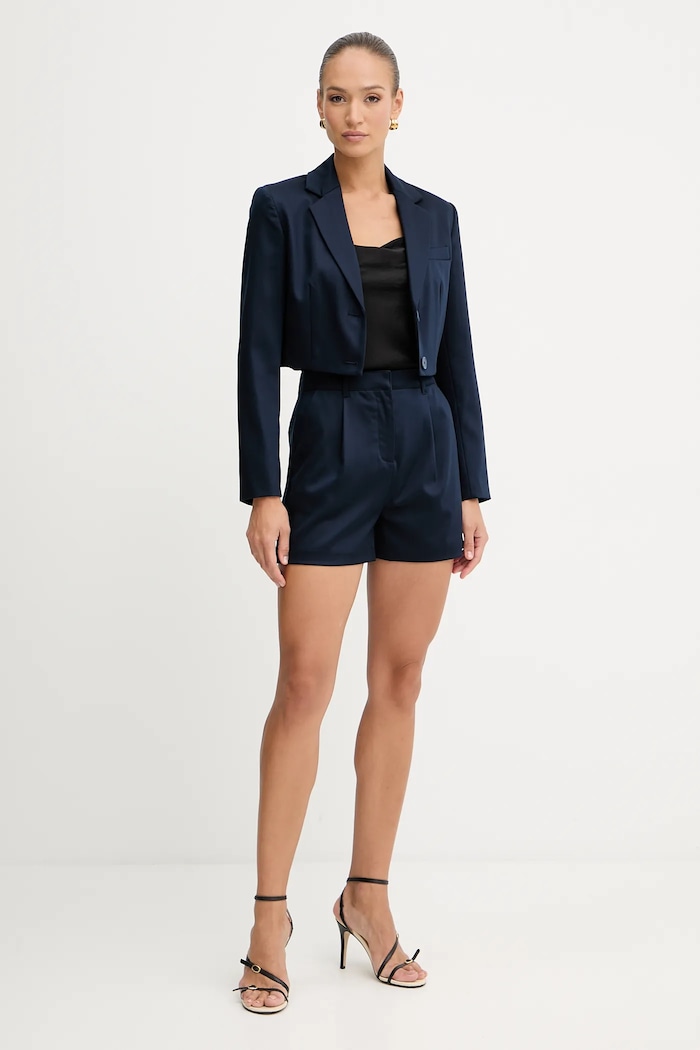 Guess marynarka APOLLINE W5YN11.WHG92 granatowy AW25