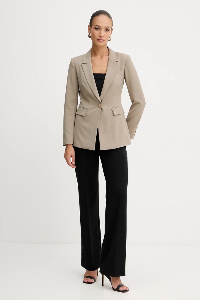 Guess Σακάκι Guess DOROTHEE W5YN41.WHD92 μπεζ AW25