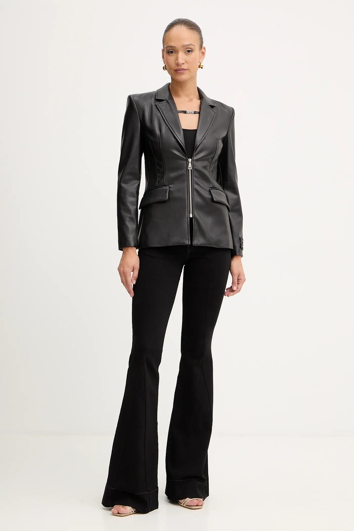 Sako Versace Jeans Couture 79HAQ703.J0195 čierna AW25