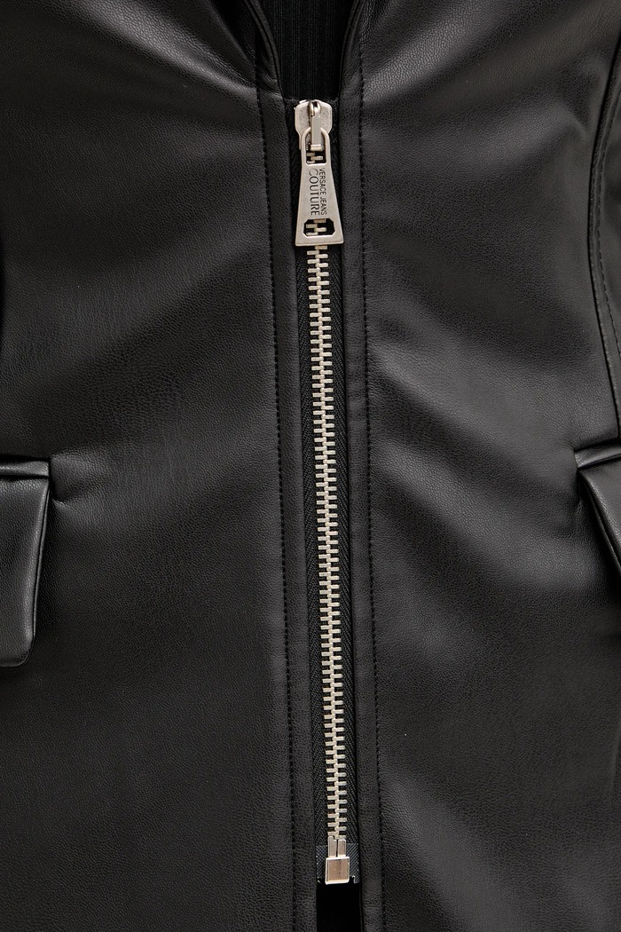 Sako Versace Jeans Couture 79HAQ703.J0195 čierna
