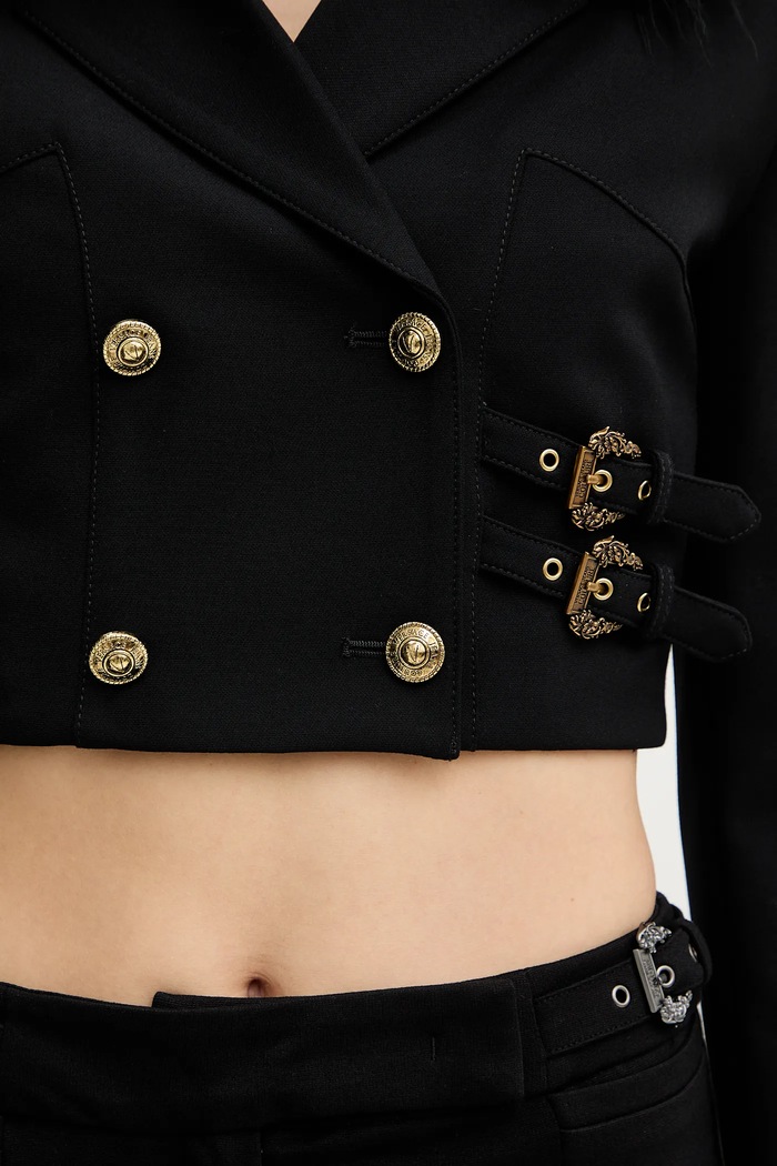 Versace Jeans Couture zakó 79HAQ700.N0356 fekete