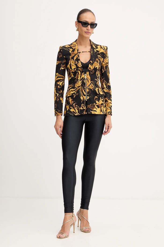 Sako Versace Jeans Couture 79HAQ703.NS565 čierna AW25