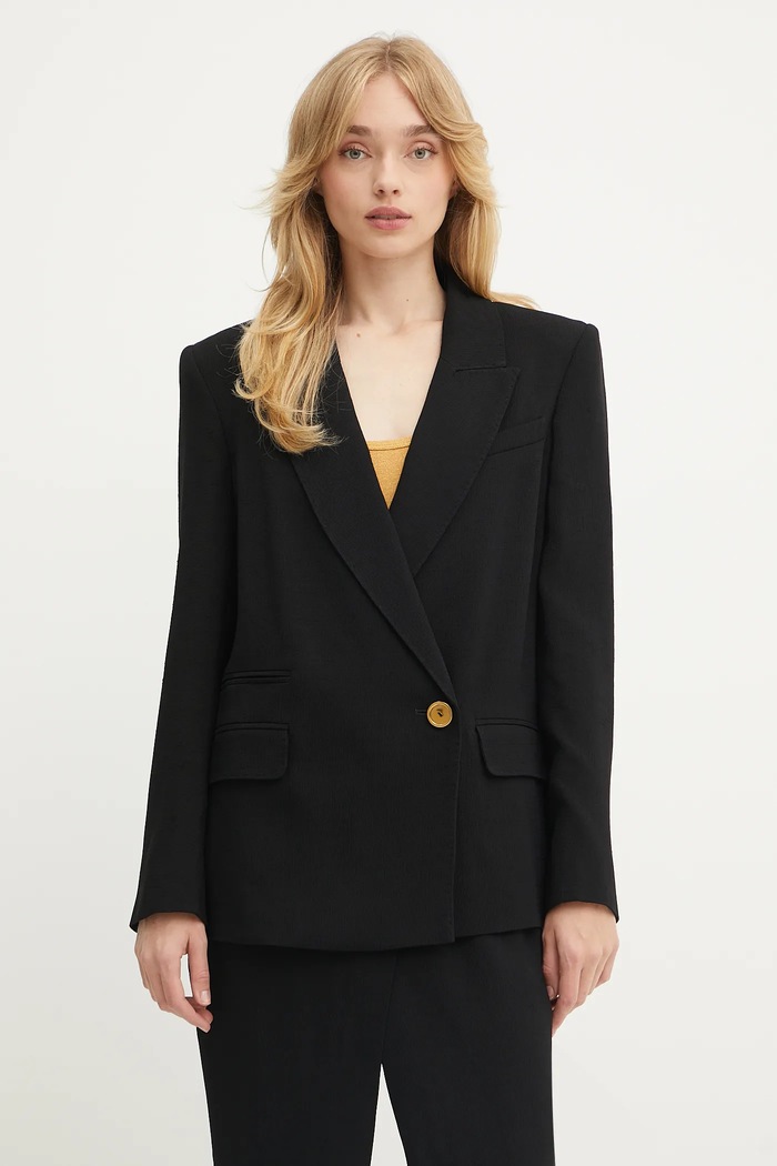 Marciano by Guess marynarka ARIANA tkanina czarny 5YGN15.7341A