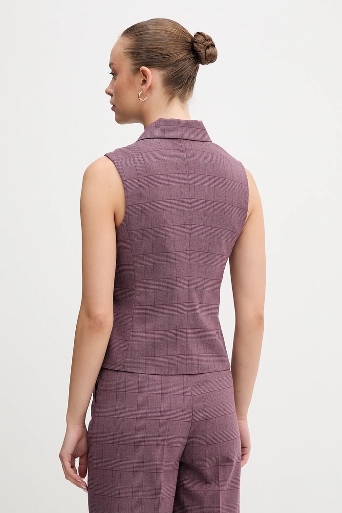 Îmbrăcăminte United Colors of Benetton vestă 2X8MDJ00O violet