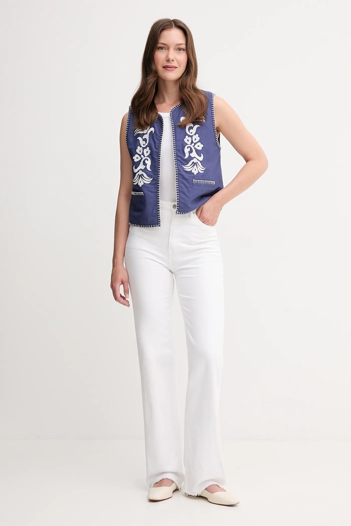 Hoss Intropia vestă 5472057 albastru AW25