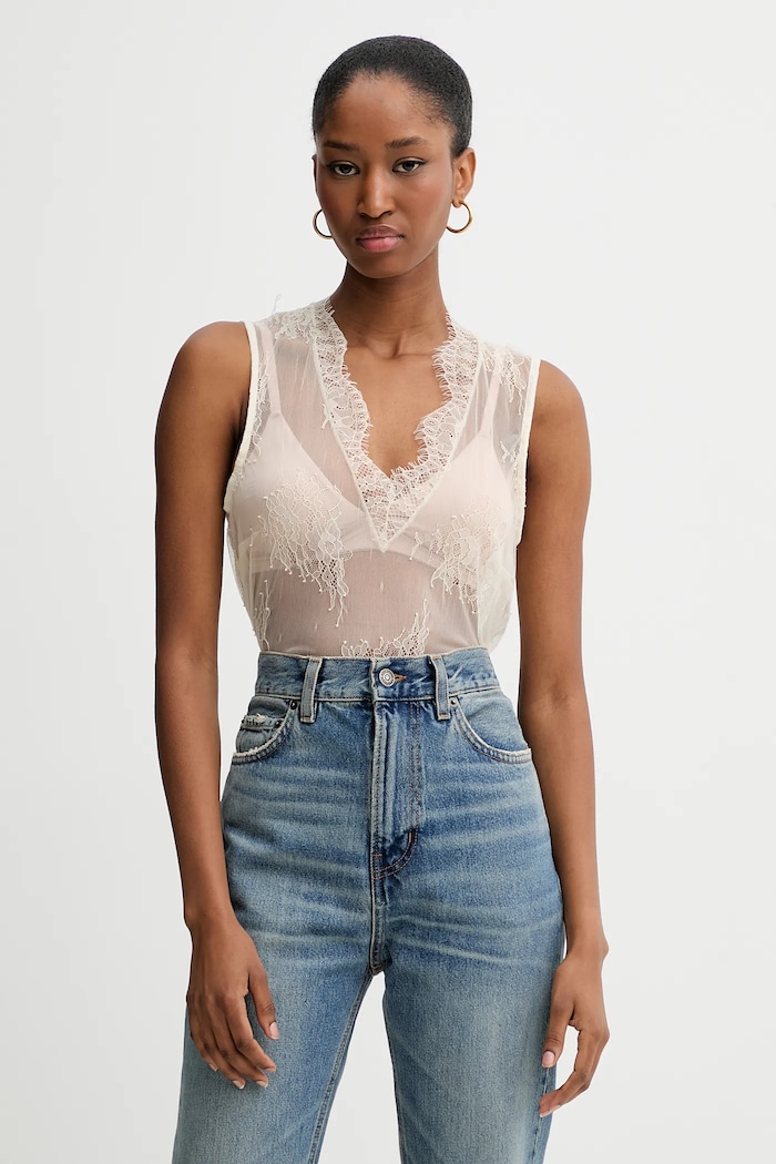 Ρούχα Σακάκι και μπλούζα Blugirl Blumarine RF5285.T5771 καφέ