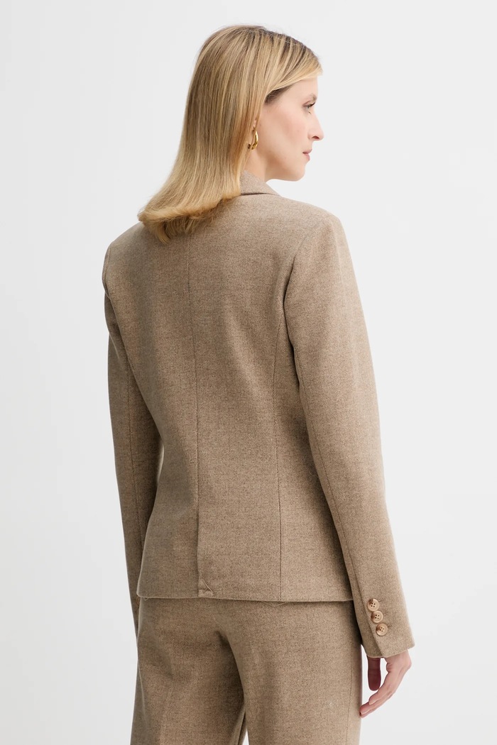 Oblečení Blazer s příměsí vlny Fracomina FR25WJ2008W80501 béžová