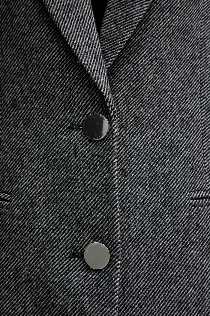 Jachetă cu lână Armani Exchange gri XW000693.AF16146