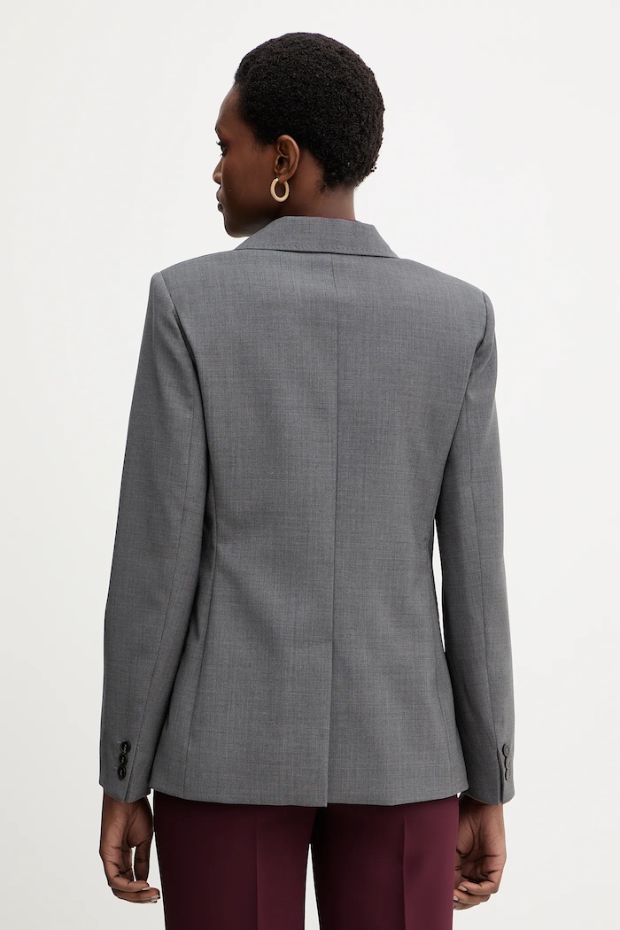 Ruházat Weekend Max Mara gyapjú kabát ORNATI 2525046012600 szürke