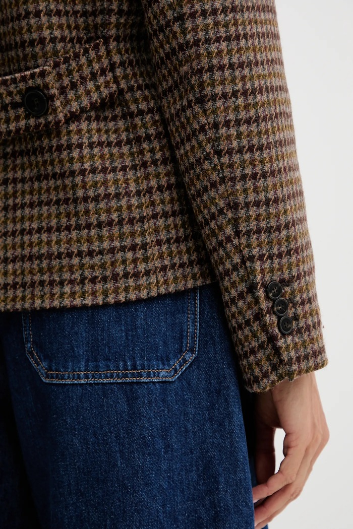 Jachetă cu lână GERUSIA Weekend Max Mara maro 2525046032600