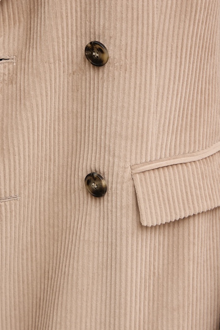 Manšestrová bunda Weekend Max Mara KATANGA 2525046062600 béžová
