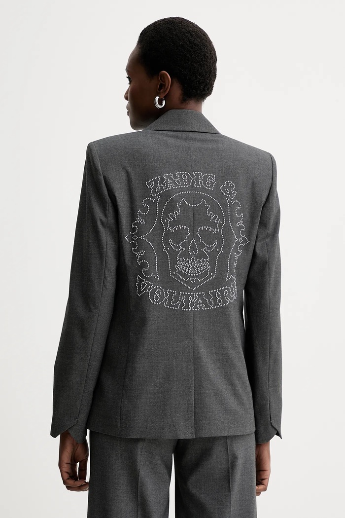 Îmbrăcăminte ZADIG&VOLTAIRE sacou WWBL01946 gri