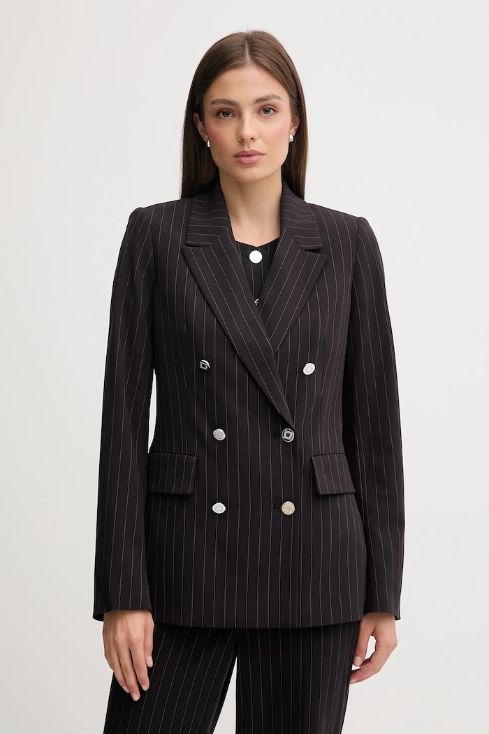 Dkny marynarka tkanina czarny UE5JS466