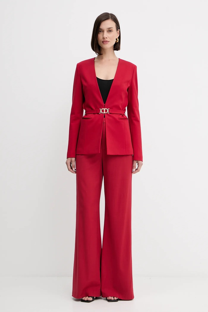 Σακάκι Twinset 252TP2600 κόκκινο AW25