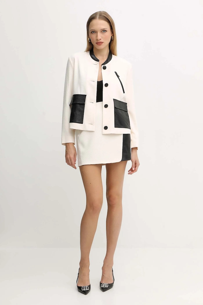 Armani Exchange zakó XW001697.AF16209 bézs AW25