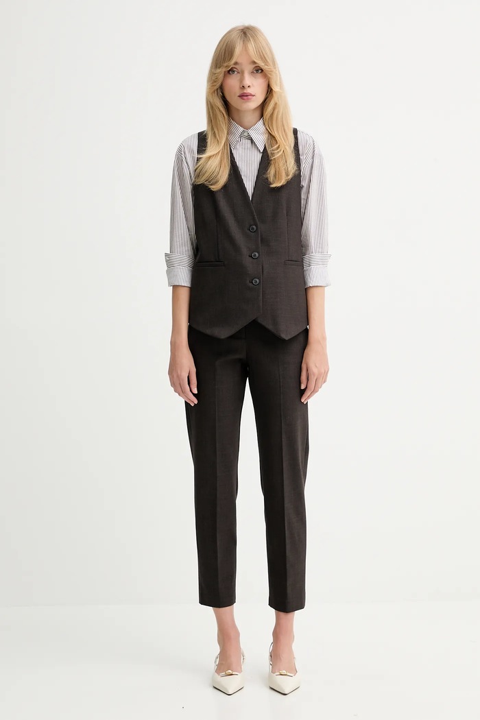 MAX&Co. vestă 2526156022200 maro AW25