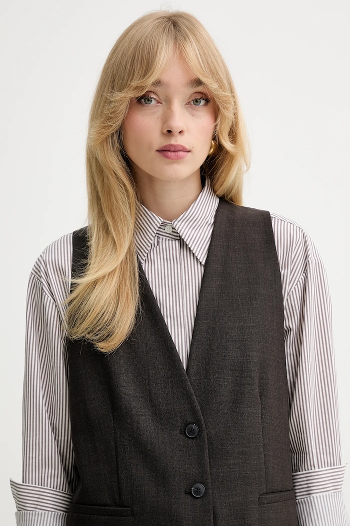MAX&Co. vestă maro 2526156022200