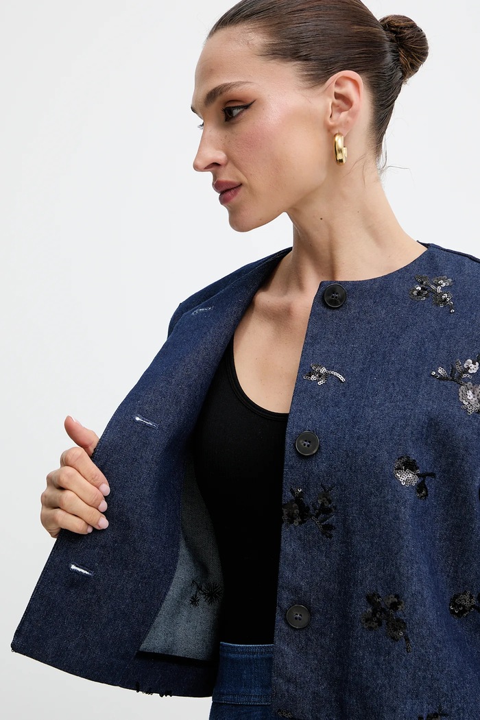 Marella marynarka jeansowa Emme by Marella 2525046111200