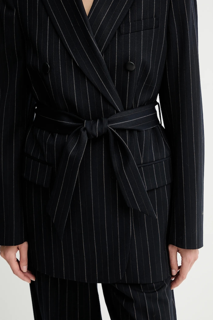 Bunda s prímesou vlny Rag & Bone RA8925F4MCN tmavomodrá