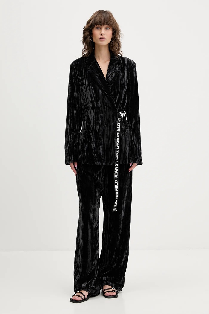 Karl Lagerfeld Jeans marynarka A4W14055 czarny AW25
