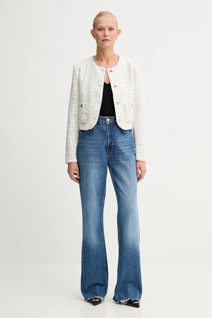 Σακάκι Morgan VGABY λευκό AW25